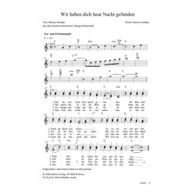 Produktbild des Artikels Wir haben dich heut Nacht gefunden / I dere Nacht händ mir dich g'funde (Noten - Download)