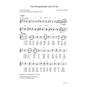 Produktbild des Artikels Vom Morgenlande sind wir her / Vom Morgenland, do sind mir här (Noten - Download)