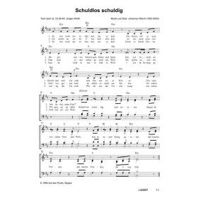 Produktbild des Artikels Noten - Download Schuldlos schuldig