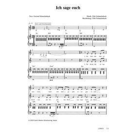 Produktbild des Artikels Ich sage euch (Noten - Download)