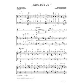 Produktbild des Artikels Jesus dein Licht / Shine, Jesus, Shine (Noten - Download)
