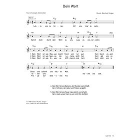 Produktbild des Artikels Dein Wort (Noten - Download)