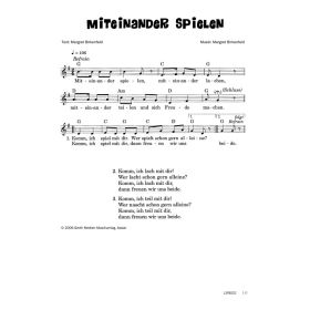 Produktbild des Artikels Miteinander spielen (Noten - Download)