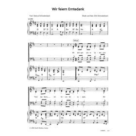 Produktbild des Artikels Wir feiern Erntedank (Noten - Download)