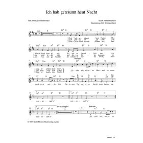 Produktbild des Artikels Ich hab geträumt heut Nacht (Noten - Download)