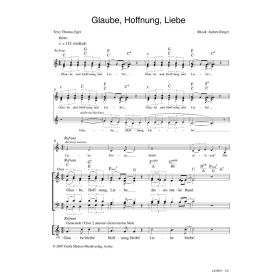 Produktbild des Artikels Glaube, Hoffnung, Liebe (Noten - Download)