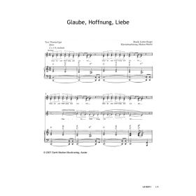 Produktbild des Artikels Glaube, Hoffnung, Liebe (Noten - Download)
