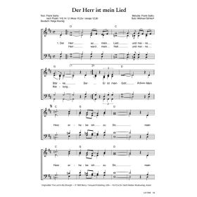 Produktbild des Artikels Der Herr ist mein Lied / The Lord Is My Strength (Noten - Download)