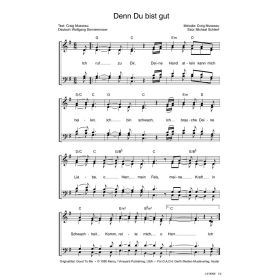 Produktbild des Artikels Denn du bist gut / Good To Me (Noten - Download)