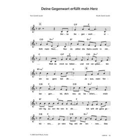 Produktbild des Artikels Noten - Download Deine Gegenwart erfüllt mein Herz
