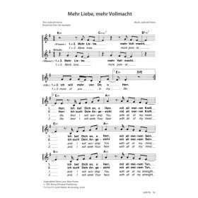 Produktbild des Artikels Mehr Liebe, mehr Vollmacht / More Love, More Power (Noten - Download)