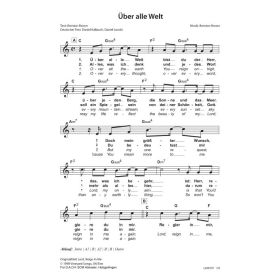 Produktbild des Artikels Noten - Download Über alle Welt / Lord, Reign In Me