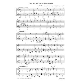 Produktbild des Artikels Tut mir auf die schöne Pforte (Noten - Download)