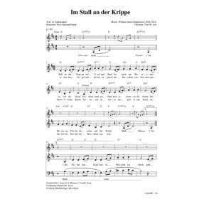 Produktbild des Artikels Im Stall an der Krippe / Away In A Manger (Noten - Download)