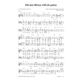 Produktbild des Artikels Mit den Hirten will ich gehen (Noten - Download)