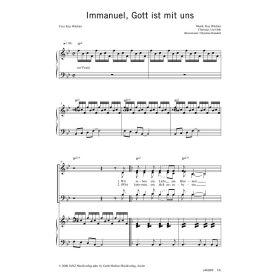 Produktbild des Artikels Immanuel, Gott ist mit uns (Noten - Download)
