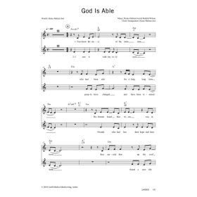 Produktbild des Artikels God Is Able (Noten - Download)