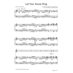 Produktbild des Artikels Let Your Voices Ring (Noten - Download)