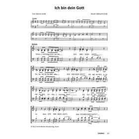 Produktbild des Artikels Ich bin dein Gott (Noten - Download)