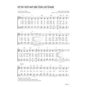 Produktbild des Artikels Ich bin nicht wert aller Güte und Gnade / I am not Worthy (Noten - Download)