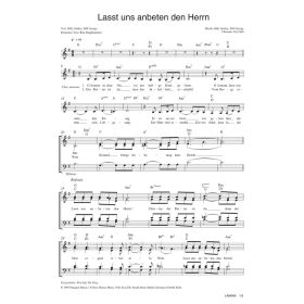 Produktbild des Artikels Lasst uns anbeten den Herrn / Worship The King (Noten - Download)