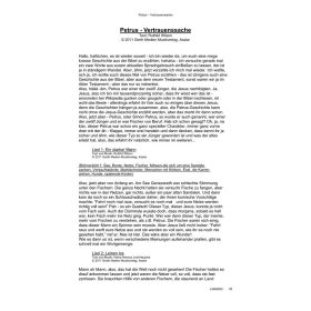 Produktbild des Artikels Petrus - Vertrauenssache (Erzählertext) (Noten - Download)