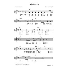 Produktbild des Artikels All die Fülle ist in dir (Noten - Download)