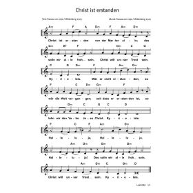 Produktbild des Artikels Noten - Download Christ ist erstanden