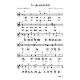 Produktbild des Artikels Nun danket alle Gott (Noten - Download)