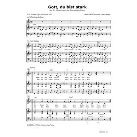 Produktbild des Artikels Gott, du bist stark (Noten - Download)