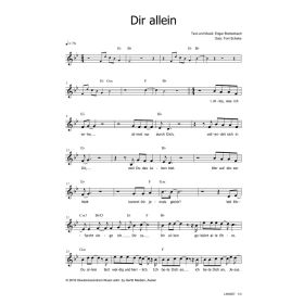 Produktbild des Artikels Dir allein (Noten - Download)