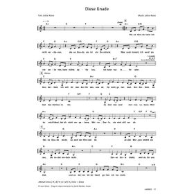 Produktbild des Artikels Noten - Download Diese Gnade