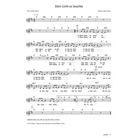 Produktbild des Artikels Noten - Download Dein Licht, es leuchte