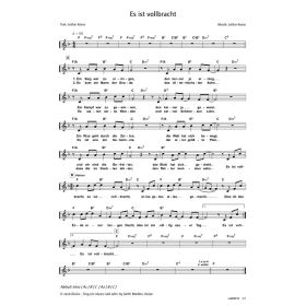 Produktbild des Artikels Noten - Download Es ist vollbracht