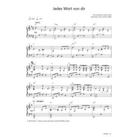 Produktbild des Artikels Noten - Download Jedes Wort von dir