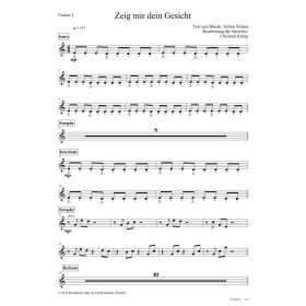 Produktbild des Artikels Noten - Download Zeig mir dein Gesicht (Violine 1)