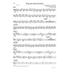 Produktbild des Artikels Noten - Download Zeig mir dein Gesicht (Cello)