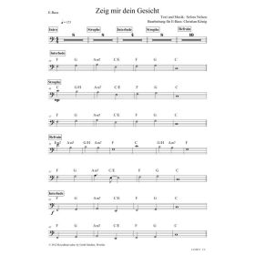Produktbild des Artikels Noten - Download Zeig mir dein Gesicht (E-Bass)