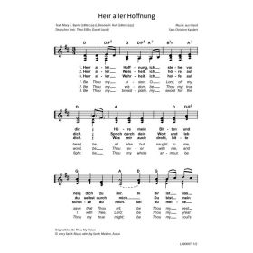 Produktbild des Artikels Noten - Download Herr aller Hoffnung / Be Thou My Vision