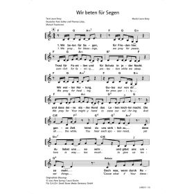 Produktbild des Artikels Wir beten für Segen / Blessings (Noten - Download)