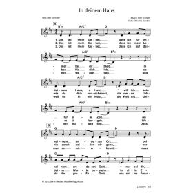 Produktbild des Artikels In deinem Haus (Noten - Download)