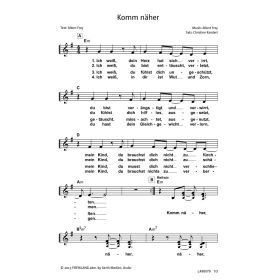 Produktbild des Artikels Komm näher (Noten - Download)