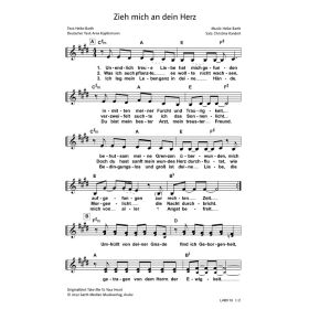 Produktbild des Artikels Zieh mich an Dein Herz / Take me to Your heart (Noten - Download)