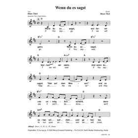 Produktbild des Artikels Noten - Download Wenn du es sagst / If You say go