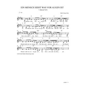 Produktbild des Artikels Ein Mensch sieht, was vor Augen ist (Noten - Download)