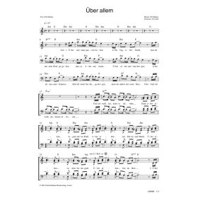Produktbild des Artikels Über allem (Noten - Download)