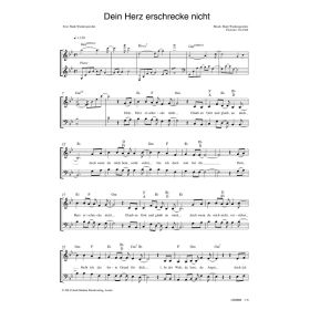 Produktbild des Artikels Dein Herz erschrecke nicht (Noten - Download)