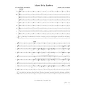 Produktbild des Artikels Noten - Download Ich will dir danken