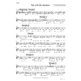 Produktbild des Artikels Ich will dir danken (Alt 1) (Noten - Download)