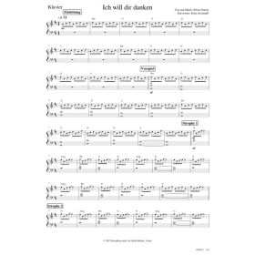 Produktbild des Artikels Noten - Download Ich will dir danken